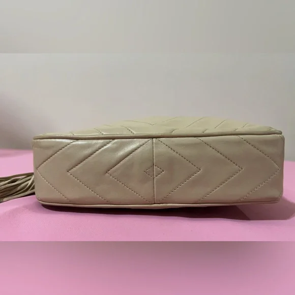 Chanel Lambskin Diamond CC Tassel Camera Bag - Picture 5 of 16
